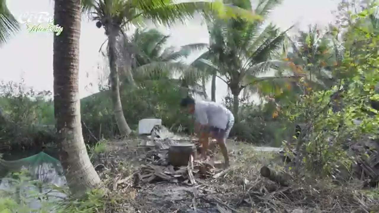 Vịt nướng lu chín đều, da giòn thơm ngon - Cô Ba Miền Tây
